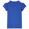 T-shirt para criança azul-cobalto 128 - Image 2