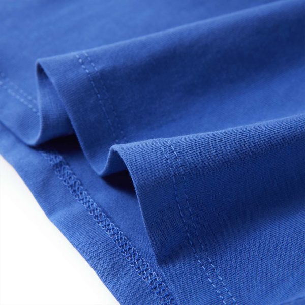 T-shirt para criança azul-cobalto 140 - Image 6