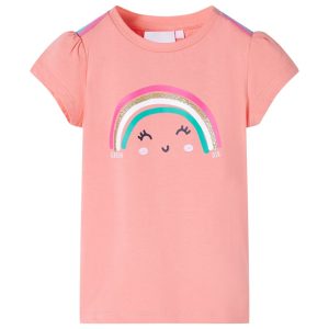T-shirt infantil coral-claro 104