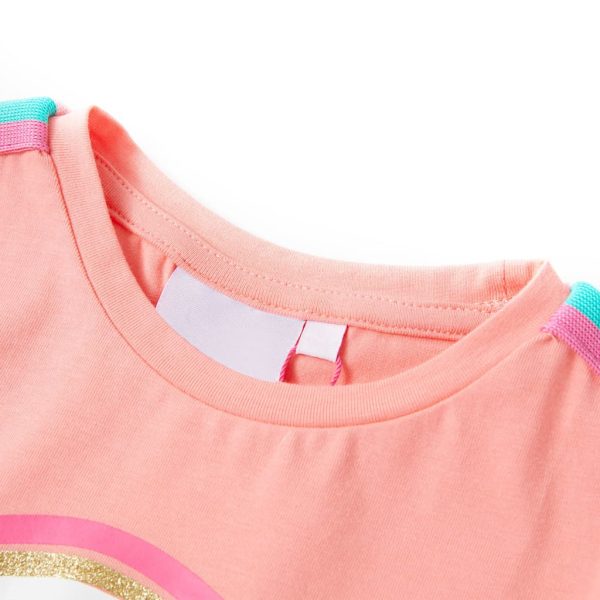 T-shirt infantil coral-claro 104 - Image 3