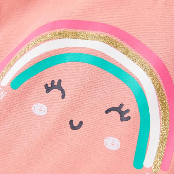 T-shirt infantil coral-claro 104 - Image 4