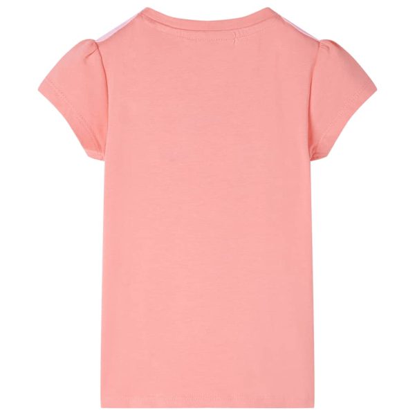 T-shirt infantil coral-claro 116 - Image 2