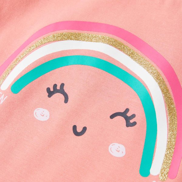 T-shirt infantil coral-claro 116 - Image 4