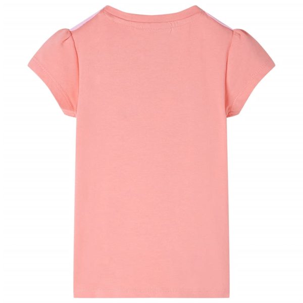 T-shirt infantil coral-claro 128 - Image 2
