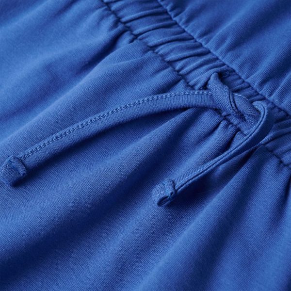 Vestido de criança com cordão azul-cobalto 92 - Image 6