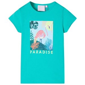 T-shirt infantil menta 116