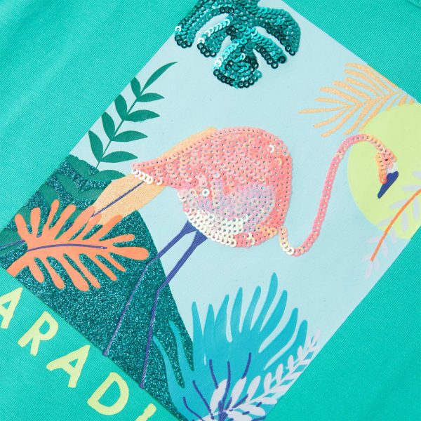 T-shirt infantil menta 116 - Image 4