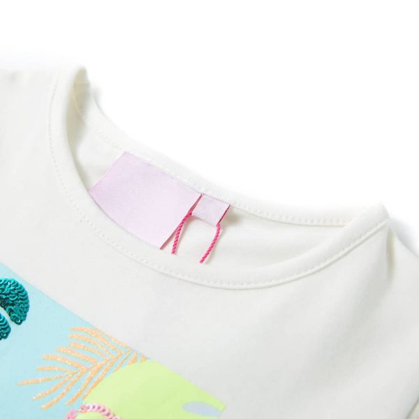 T-shirt infantil cor cru 92 - Image 3