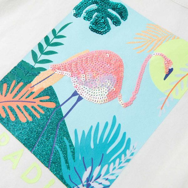T-shirt infantil cor cru 140 - Image 4