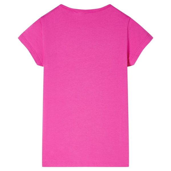 T-shirt de criança rosa-escuro 116 - Image 2