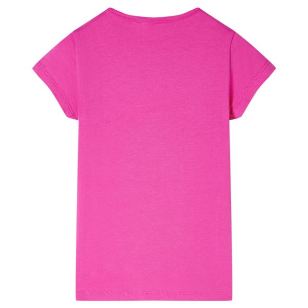T-shirt de criança rosa-escuro 140 - Image 2