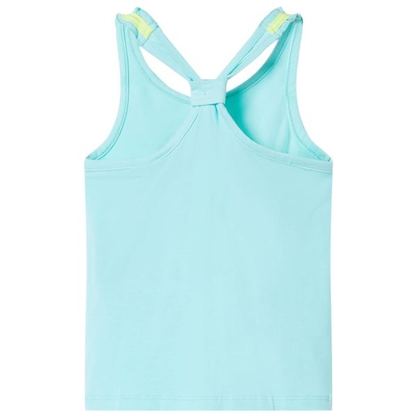 T-shirt de alças para criança menta-claro 92 - Image 2