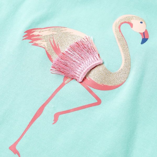 T-shirt de alças para criança menta-claro 140 - Image 4