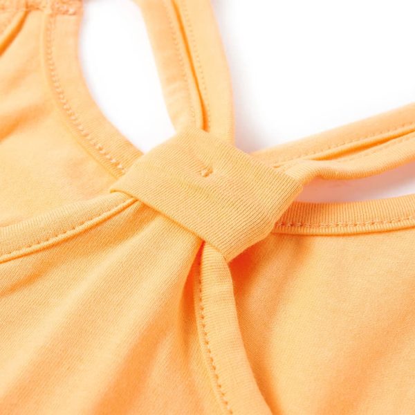 T-shirt de alças para criança laranja brilhante 104 - Image 6