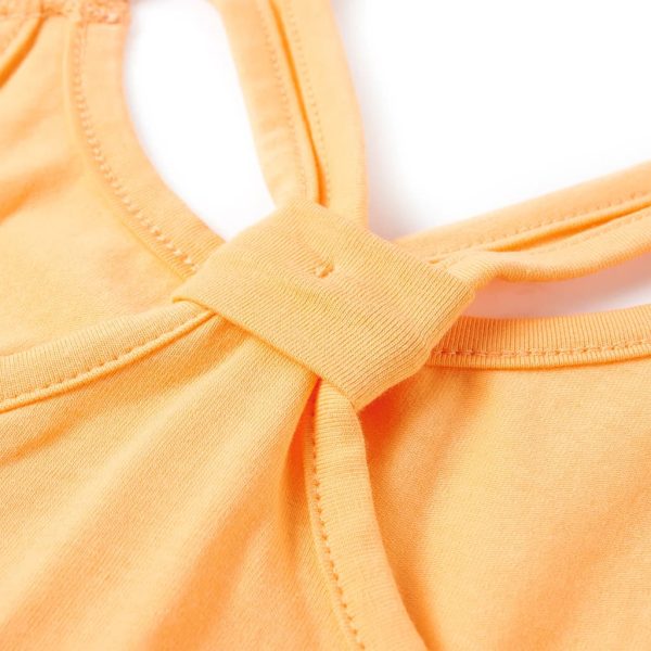 T-shirt de alças para criança laranja brilhante 116 - Image 6