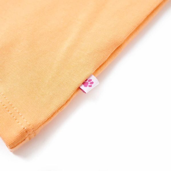 T-shirt de alças para criança laranja brilhante 140 - Image 5