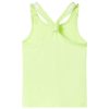 T-shirt de alças para criança amarelo néon 104 - Image 2