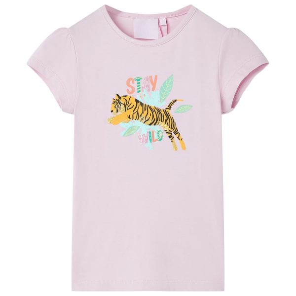 T-shirt de criança lilás 128