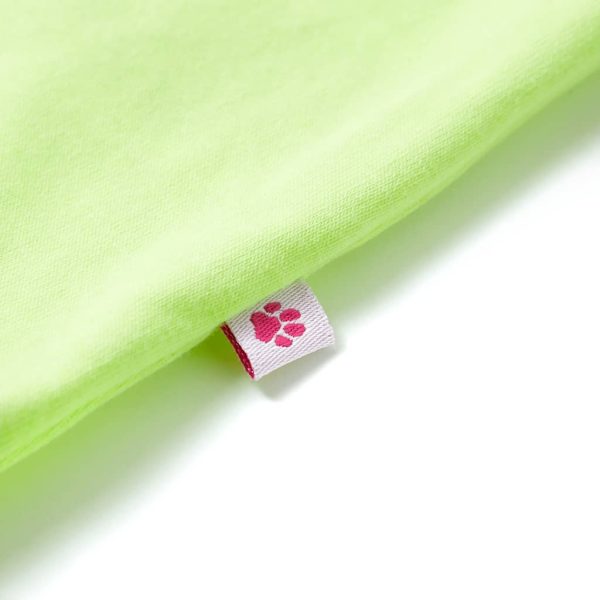 T-shirt de criança amarelo néon 92 - Image 5