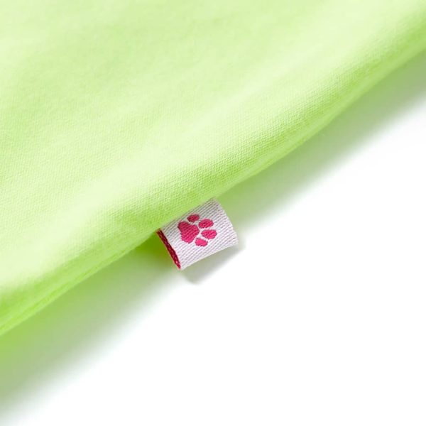 T-shirt de criança amarelo néon 128 - Image 5