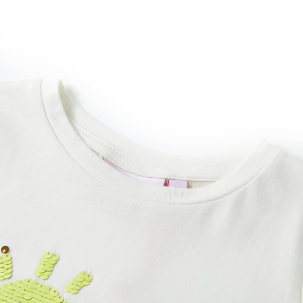 T-shirt infantil cor cru 92 - Image 3