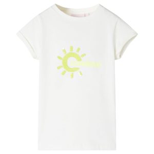 T-shirt infantil cor cru 116