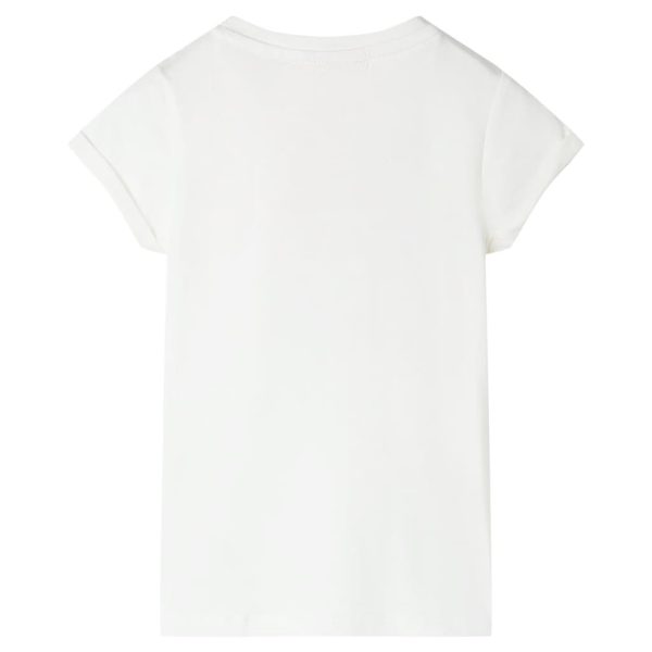 T-shirt infantil cor cru 128 - Image 2