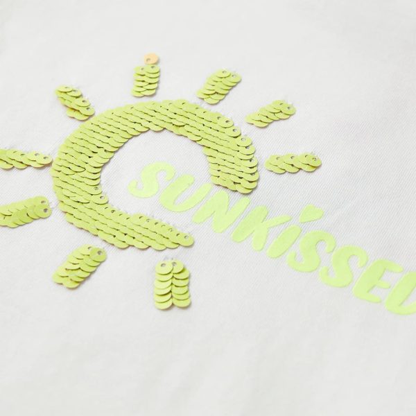 T-shirt infantil cor cru 140 - Image 4