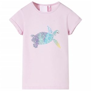 T-shirt para criança cor lilás 140