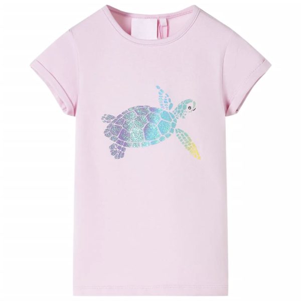 T-shirt para criança cor lilás 140