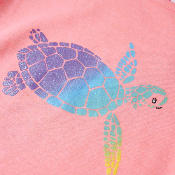 T-shirt infantil rosa-choque 116 - Image 4