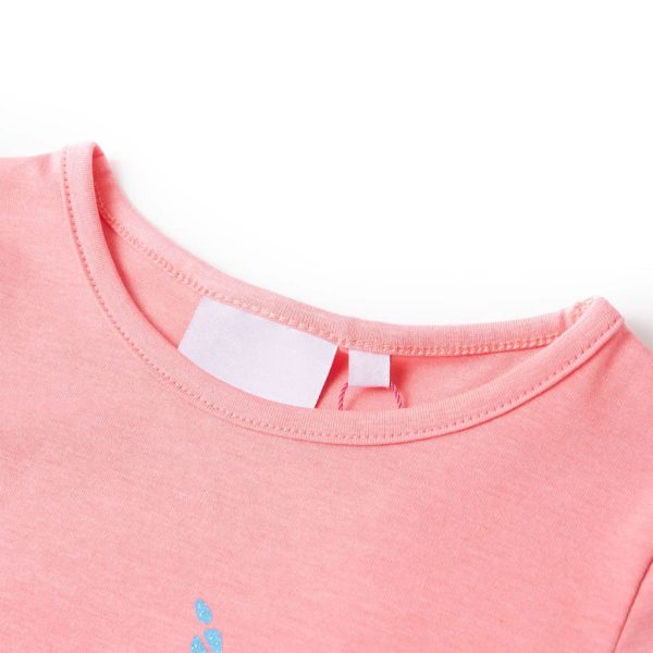 T-shirt infantil rosa-choque 140 - Image 3