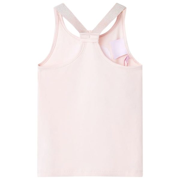 T-shirt de alças para criança rosa suave 92 - Image 2