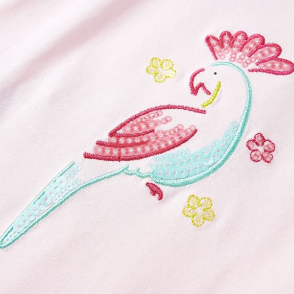 T-shirt de alças para criança rosa suave 140 - Image 4