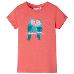 T-shirt infantil coral 104