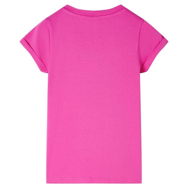 T-shirt de criança rosa-escuro 92 - Image 2