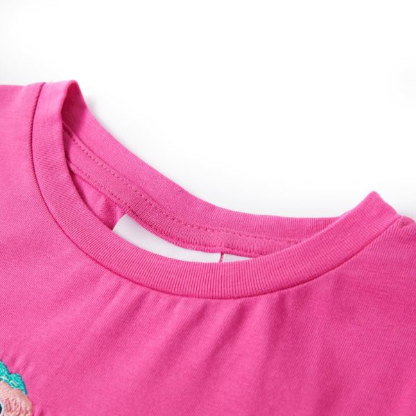 T-shirt de criança rosa-escuro 92 - Image 3