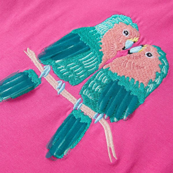 T-shirt de criança rosa-escuro 92 - Image 4