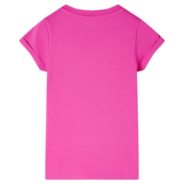 T-shirt de criança rosa-escuro 116 - Image 2