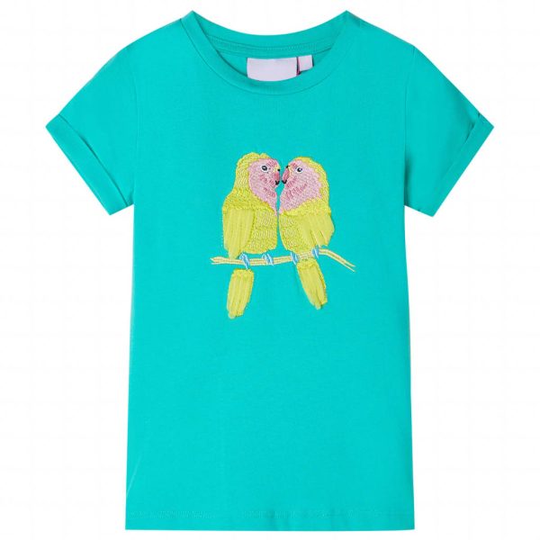 T-shirt infantil menta 104