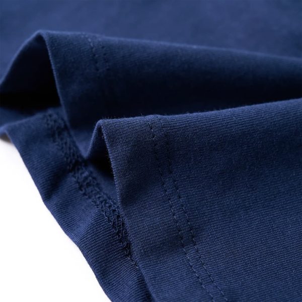T-shirt para criança azul-marinho 128 - Image 6