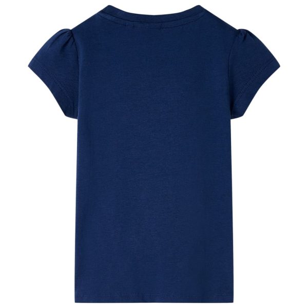 T-shirt para criança azul-marinho 140 - Image 2