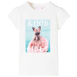 T-shirt infantil cor cru 92