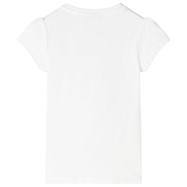 T-shirt infantil cor cru 128 - Image 2