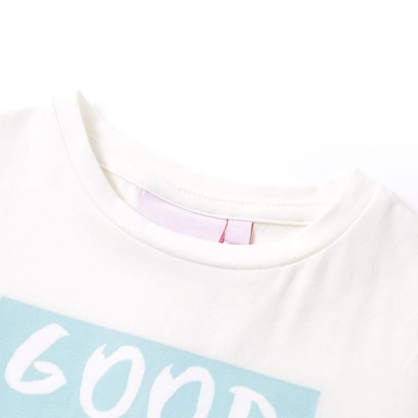 T-shirt infantil cor cru 128 - Image 3