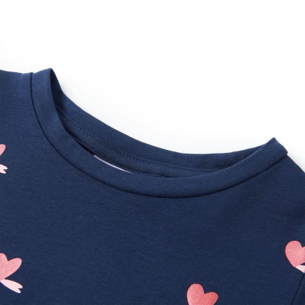 T-shirt infantil azul-escuro 116 - Image 3