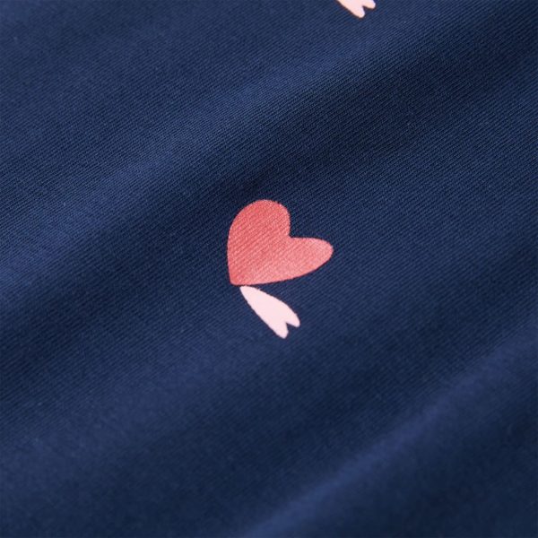 T-shirt infantil azul-escuro 116 - Image 4