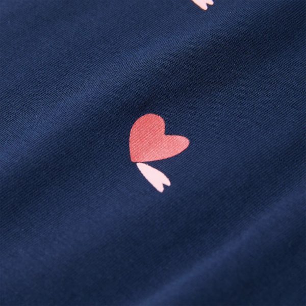T-shirt infantil azul-escuro 140 - Image 4