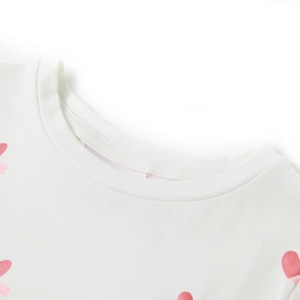 T-shirt infantil cor cru 92 - Image 3