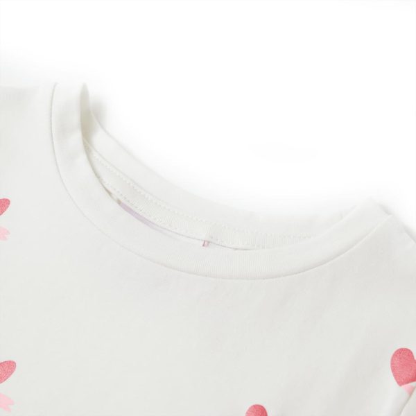 T-shirt infantil cor cru 116 - Image 3